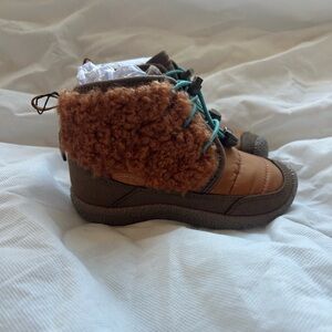 Cozy Brown Kids Shoes